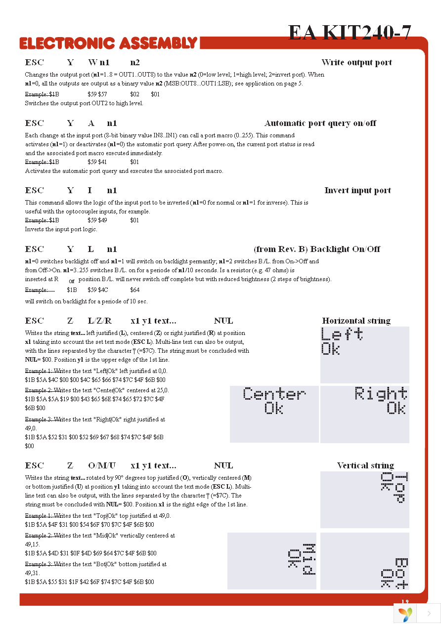 EA KIT240-7LWTP Page 19